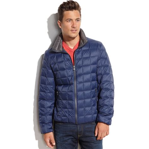 michael kors down puffer jacket mens|michael kors lightweight puffer jacket.